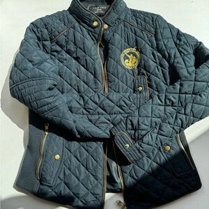 EUC Newport International Polo Series Navy Quilted Jacket-Womens Medium